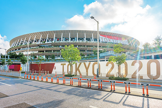 東京オリンピックスタジアムの建設