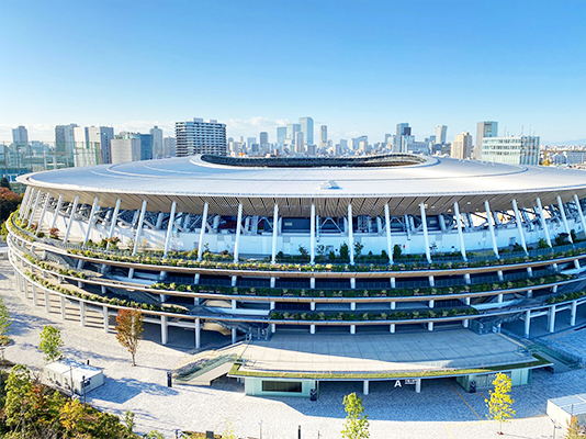 東京オリンピックスタジアム（新国立競技場）